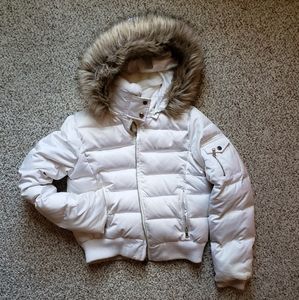 bebe down coat